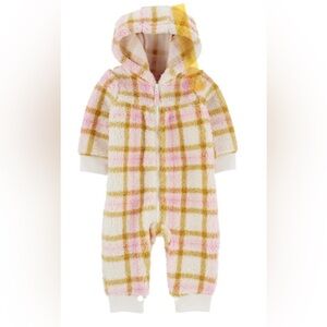 Carter Fuzzy Hooded Jumpsuit